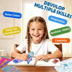SOOVSY Foil Art Fun Craft Kit for Kids, 200 Foil Sheets, 80+ Foam Stickers - Image 6