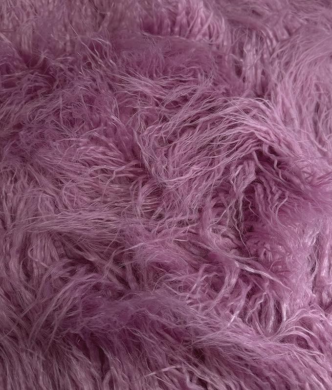 Fabric Empire 2.3oz Faux Fur Curly Yak Fabric 3.5" Long Pile Japanese Yarn/Sold by FabricEmpire