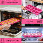 Ice Cube Tray with Lid – 3 Pack 2 Tbsp Ice Trays - Image 5