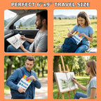 6" x 9" Sketch Book, Spiral Bound Sketch Pad, 50 Sheets 68lb/100gsm Acid-Free - Image 4