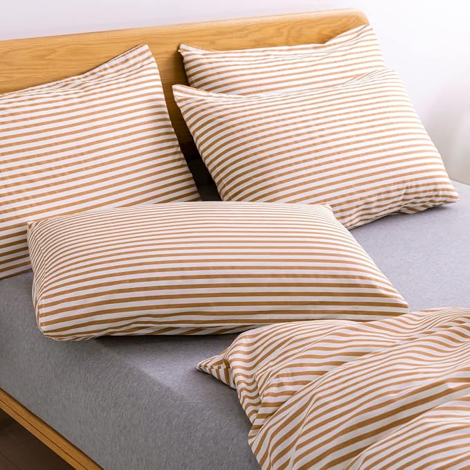 JELLYMONI Queen Duvet Cover Set, Cotton Duvet Cover 3 Pieces - Image 7