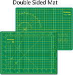 WORKLION Full 9" x 12" Art Self Healing PVC Cutting Mat, Double Sided, Gridded - Image 4