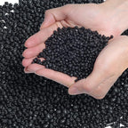 T4U Tumbled Chips Stones Crushed Black Gravels 1 LB, Irregular Shaped Natural by T4U