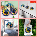 Zhenqing Night Sky Cats Cross Stitch Kit - Image 7