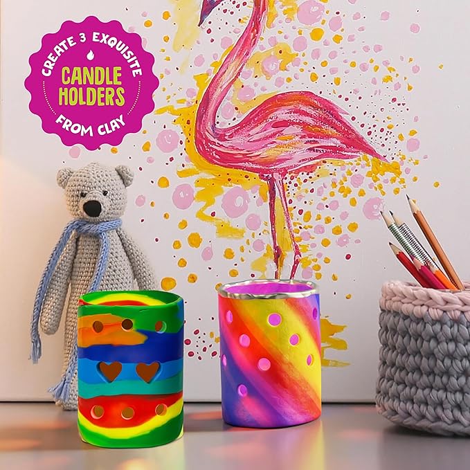 Light-up Clay Lanterns Making Kit Activity - Image 6