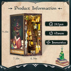 FsolisBook Nook Kit, 3D Wooden Puzzle - Image 3