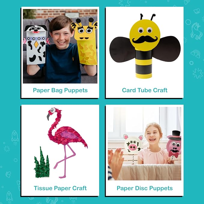 Craftikit® 20 Award-Winning Animal Toddler Arts and Crafts - Image 5