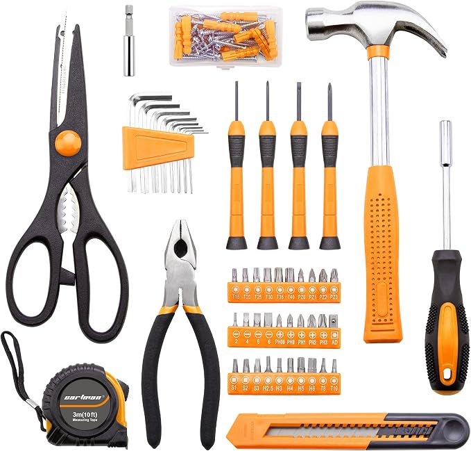 CARTMAN Complete Household Tool Set, DIY projects, furniture setup, and daily - Image 3