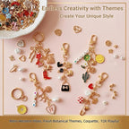 NewOasis 545Pcs Keychain Making Kit, Jewelry Making Supplies - Image 3