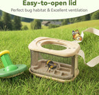Wooden Bug Catcher for Kids, 360° Rotating Magnifier, Insect Explorer kit - Image 6