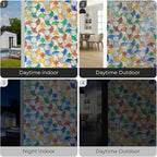 ADD.HERES Window Privacy Film, Stained Glass Decorative Static Cling, Removable - Image 5