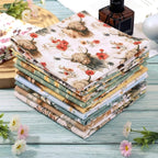 Tudomro 16 Pcs 10 x 10 Inch Highland Cow Quilting Fabric Square Cow Precuts - Image 5