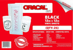 Oracal 651 Black Adhesive Craft Vinyl - Image 2