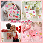 24 Sheets of Valentines Day Heart Stickers - Image 4