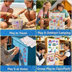 SOOVSY Foil Art Fun Craft Kit for Kids, 200 Foil Sheets, 80+ Foam Stickers - Image 7