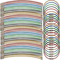 ROYHOO 50PCS 5.9" Steel Wire Keychain, Colored Nylon Coated Stainless Steel by Unknown