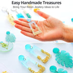 Piccassio Epoxy Resin Kit for Beginners – 208-Piece Jewelry Making & Craft Kit - Image 2