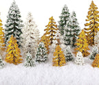 Skylety 35 Pieces Model Trees 6.3-1.2 Inch Mixed Miniature Trees Diorama by Skylety