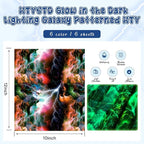 HTVSTD Lighting Heat Transfer Vinyl 6 Sheets 12×10in Iron on Vinyl | Lighting - Image 2