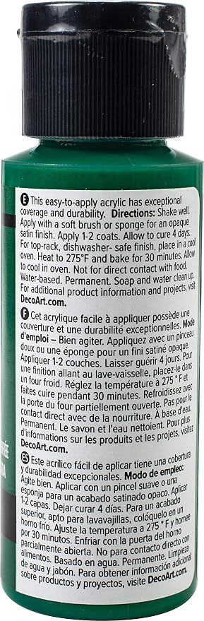 Deco Art GLASS PAINT 2OZ GREEN, us:one size - Image 2
