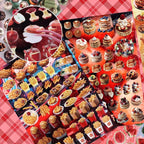 Tmtains 30 Sheets Japanese Manga Style Sticker Book 1440Pcs Heisei Retro - Image 6