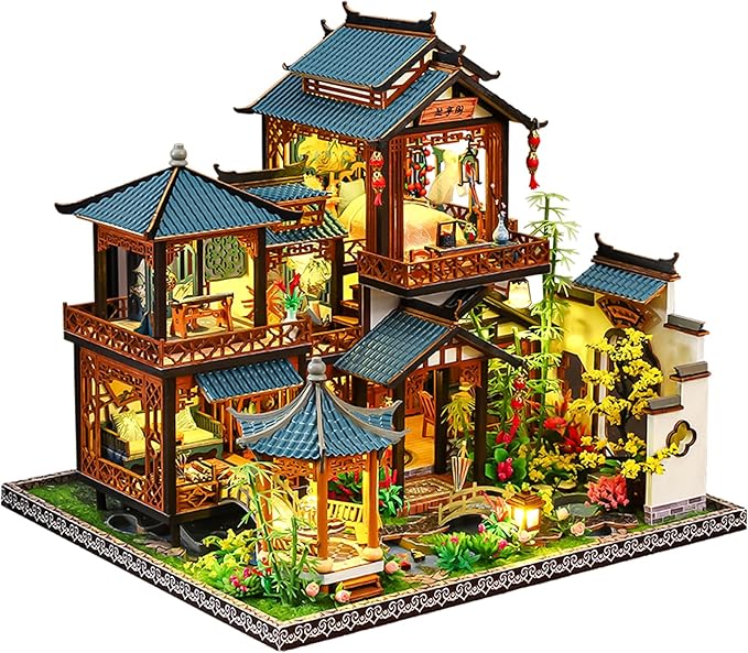 Spilay DIY Miniature House Kit for Adults, Miniature Dollhouse Kit | by SpilayDIYDollhouseMiniature