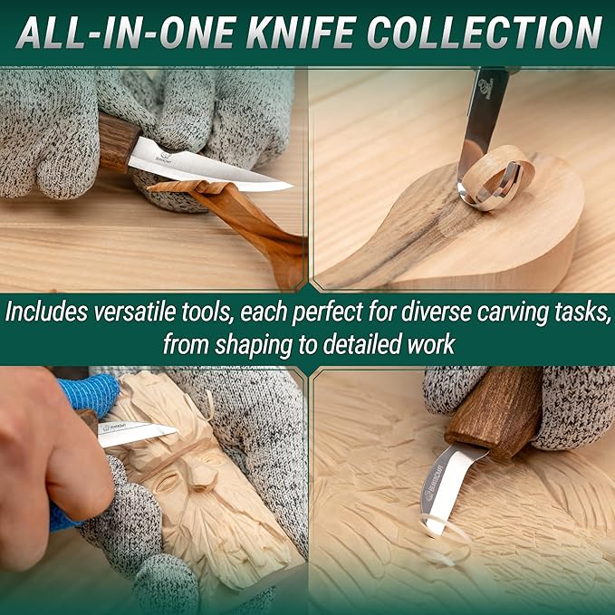 BeaverCraft Deluxe Wood Carving Kit S18X - Image 4