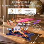 DIY 2in1 Hydraulic Paper Airplanes & Darts Launcher Stem Toys - Image 3