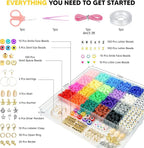 Dowsabel Clay Beads Bracelet Making Kit - Image 5