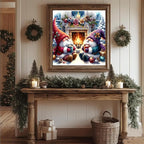 Eiazuiks Christmas Stamping Cross Stitch Kit, Gnomes Christmas Counting Cross - Image 2