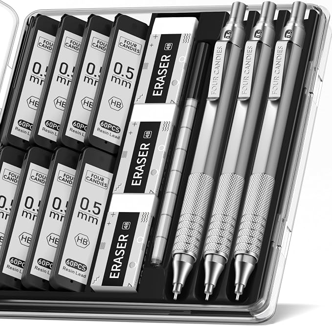 Four Candies Metal Mechanical Pencil Set by FourCandies