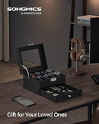 SONGMICS Watch Box, 8-Slot Watch Case Organizer - Image 2
