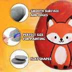 ReePlan 36PCS Rocks for Painting, 2-3 Inches Natural Smooth River Rocks for - Image 3