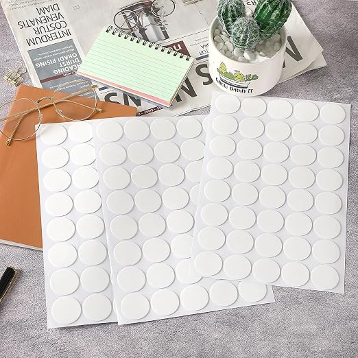JANYUN 140 Pcs Double Sided Sticky Dots Removable 30 mm Round Putty Sticker - Image 3