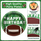 100 Pcs Football Party Supplies Set Football Birthday Plates and Napkins Sports - Image 3
