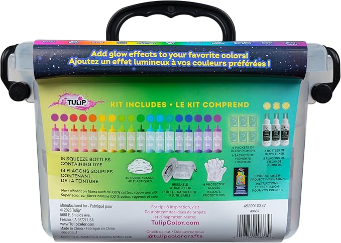 Tulip Glow Tie-Dye Tub, Design Your Looks, Add Glow Effects to Your Favorite - Image 7