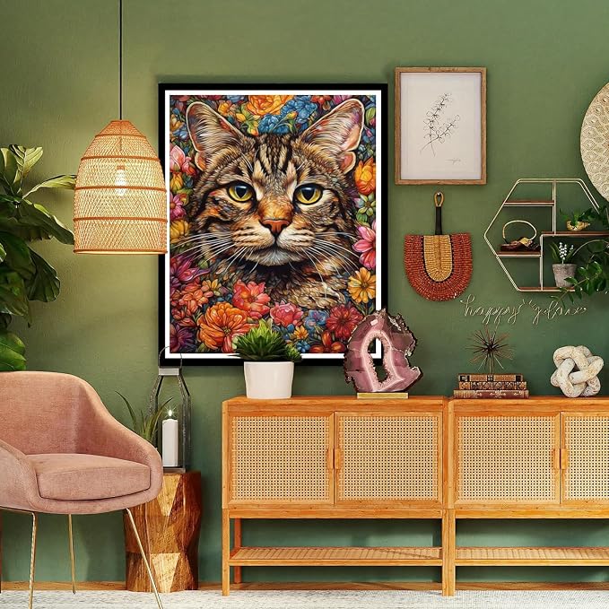 xackcme Cat Paint by Numbers for Adults - Image 4
