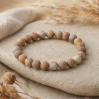 60pcs Natural Matte Picture Jasper Gemstone Beads，6mm Frosted Round Loose Stone - Image 3