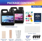 KISREL Epoxy Resin Kit, 16OZ Keychain Mold Resin Kit - Image 2