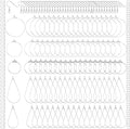 Pndeyo 700pcs Hypoallergenic Earring Beading Hoops, Mix Sizes Round Hoop by Unknown