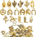 MTLEE 100 Pieces Western Cowboy Charms by MTLEE