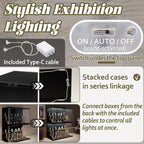 Clear Display Case for Collectibles, 3-Tier Adjustable Figure Display Case - Image 4