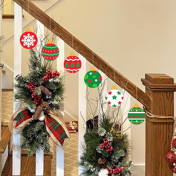 Wooden Christmas Ornaments to Paint Bell Decoration Cutouts Unfinished 36PCS - Image 7