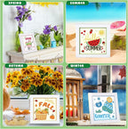 Trandraft 13 Pcs Summer Fall Seasonal Diamond Art Kits - Image 6