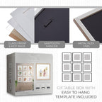 Sheffield Home 9 Piece Gallery Wall Frame Set, 12x12 in. Matted to 8x8 in. - Image 5