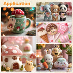 80PCS, 1mm Stiff Felt Fabric Sheets, 40 Assorted Colors, Felt Sheets - Image 7
