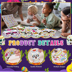 TaoBary 24 Pcs 7.09'' Sugar Skull Cutouts - Image 4