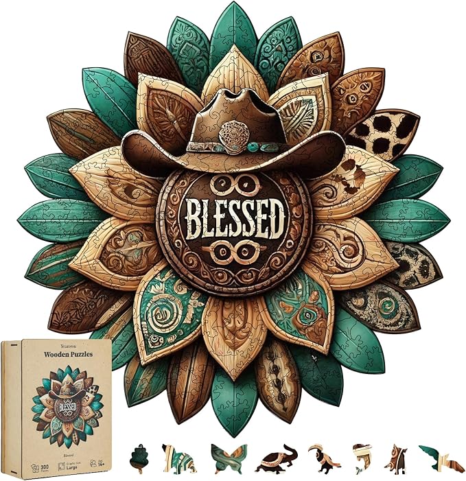 300 Pieces Blessed Wooden Puzzles by Yezavesu