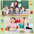 JUNEBRUSHS 80 Pcs Mini Resin Pencils, Back to School Resin Crayon Charms Mini - Image 6