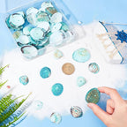 PH PandaHall Tiny Scallop Sea Shells, 35-40Pcs Natural Seashell | 1mm Hole - Image 7